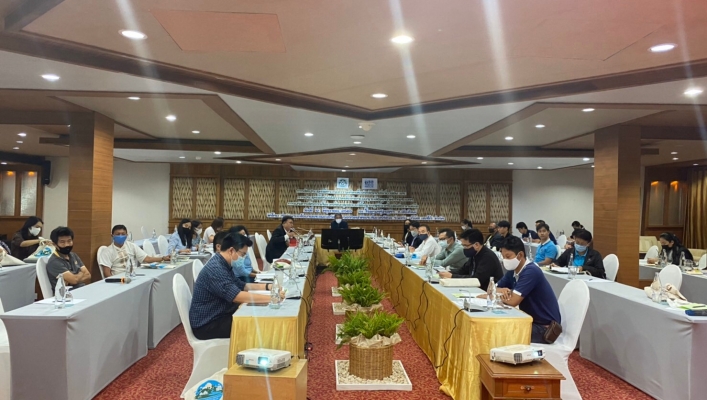 สทภ.1 โดยส่วนประสานและบริหารลุ่มน้ำปิงตอนบน เข้าร่วมประชุมเพื่อรับฟังผลการวิเคราะห์ข้อมูลระบบฐานข้อมูลภูมิสารสนเทศ