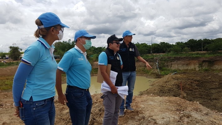 สทภ.6 ลงพื้นที่ตรวจติดตามโครงการด้านแหล่งน้ำ