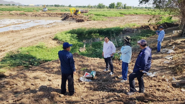 สทภ.2 ตรวจติดตามเร่งรัดผลเบิกจ่ายและผลการดำเนินงานแหล่งน้ำ หนองตานิวใหญ่ ช่วง 2 บ้านตานิว หมู่ที่ 6 บ้านเขาดิน หมู่ที่ 8  บ้านเนินกว้าว หมู่ที่ 9 ตำบลยางตาล อำเภอโกรกพระ จังหวัดนครสวรรค์