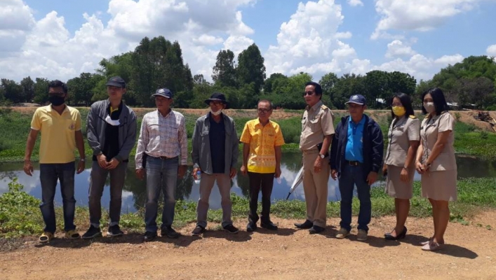 สทภ. 7 ลงพื้นที่วางโครงการก่อสร้างระบบกระจายน้ำ ในพื้นที่ตำบลไร่รถ อำเภอดอนเจดีย์ จังหวัดสุพรรณบุรี