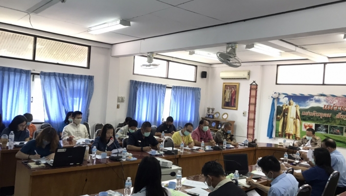สทภ.1 โดยส่วนประสานและบริหารจัดการลุ่มน้ำปิงตอนบน ประชุมคณะทำงานสนับสนุนการดำเนินงาน ศูนย์พัฒนาโครงการหลวงแม่สะป๊อก ทุ่งหลวง ขุนวาง ครั้งที่ 2/2563