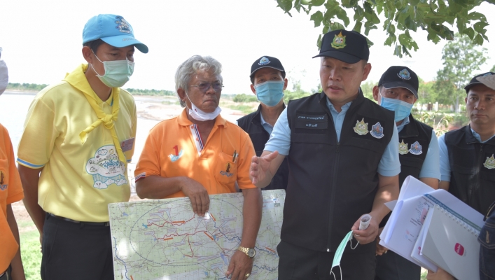 แผนบริหารจัดการโครงสร้างแหล่งน้ำร่วมกันอย่างเป็นระบบ ตามแนวพระราชดำริ กลุ่มอ่างพวงบึงถนนหักใหญ่ ลุ่มน้ำลำเชียงไกร อ.ด่านขุนทด จ.นครราชสีมา