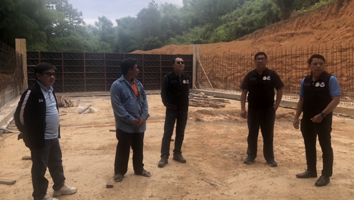 สทภ.9 ลงพื้นที่ตรวจติดตามโครงการอนุรักษ์ฟื้นฟูแหล่งน้ำ พร้อมระบบกระจายน้ำสนับสนุนโครงการพัฒนาพื้นที่สูง แบบโครงการหลวงแม่จริม บ้านก้อ หมู่ที่ 3 ตำบลแม่จริม อำเภอแม่จริม จังหวัดน่าน