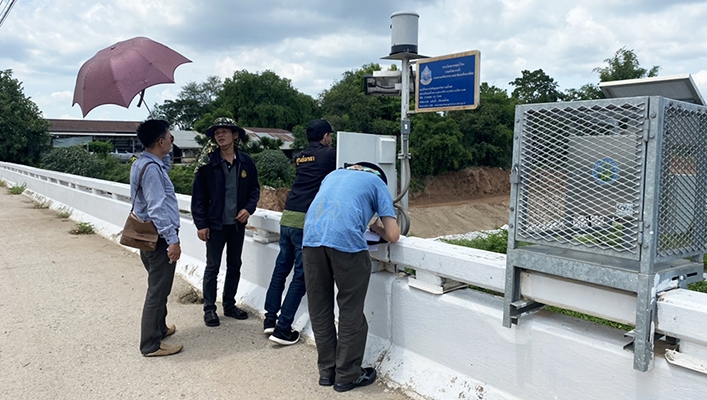 การลงพื้นที่ตรวจสอบและบำรุงรักษาสถานีโทรมาตรและกล้อง CCTV ในพื้นที่จังหวัดเลย