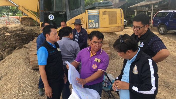 สทภ.9 ลงพื้นที่ตรวจติดตามผลการดำเนินงานและให้คำแนะนำการปฏิบัติงานโครงการฯ ในเขตพื้นที่สำนักงานทรัพยากรน้ำภาค 9
