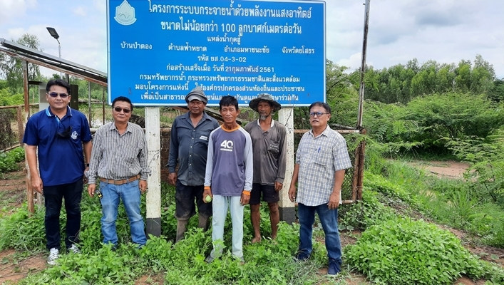 สทภ.11 ส่วนวิชาการ ตรวจสอบโครงการก่อสร้างระบบกระจายน้ำกุดฮู้และโครงการก่อสร้างระบบกระจายน้ำทดสร้างจั้น