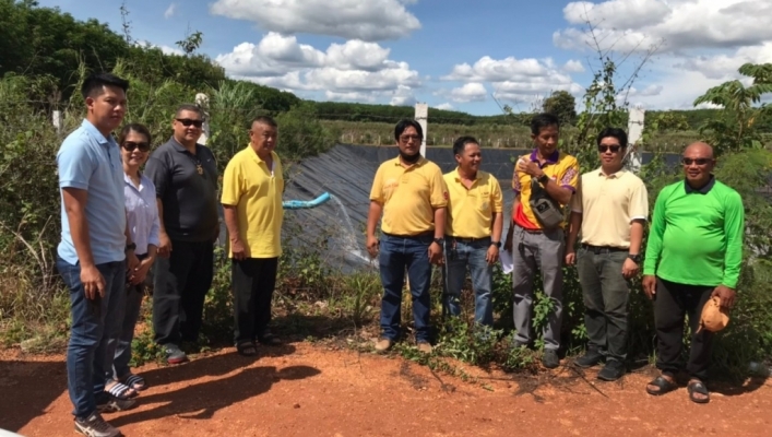 สทภ. 7 ลงพื้นที่ตรวจรับงานโครงการก่อสร้างระบบผันน้ำจากแม่น้ำแควน้อย-บ้านไตรรัตน์ หมู่ที่ 9 ตำบลลุ่มสุ่ม อำเภอไทรโยค จังหวัดกาญจนบุรี