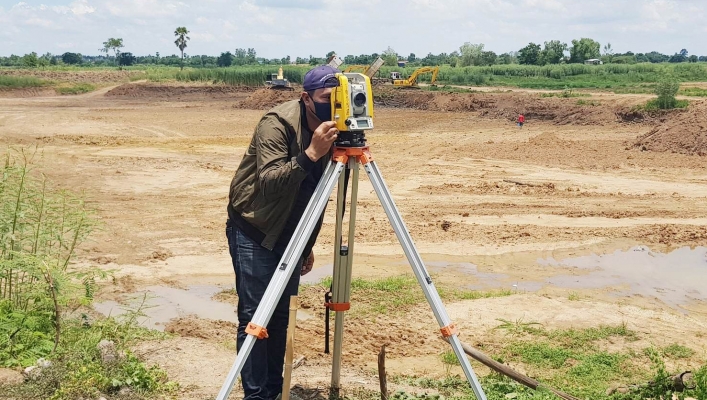 สทภ.2 ตรวจติดตามเร่งรัดผลเบิกจ่ายและผลการดำเนินงานแหล่งน้ำ     หนองตานิวใหญ่ ช่วง 2 บ้านตานิว หมู่ที่ 6 บ้านเขาดิน หมู่ที่ 8 บ้านเนินกว้าว หมู่ที่ 9 ตำบลยางตาล อำเภอโกรกพระ จังหวัดนครสวรรค์