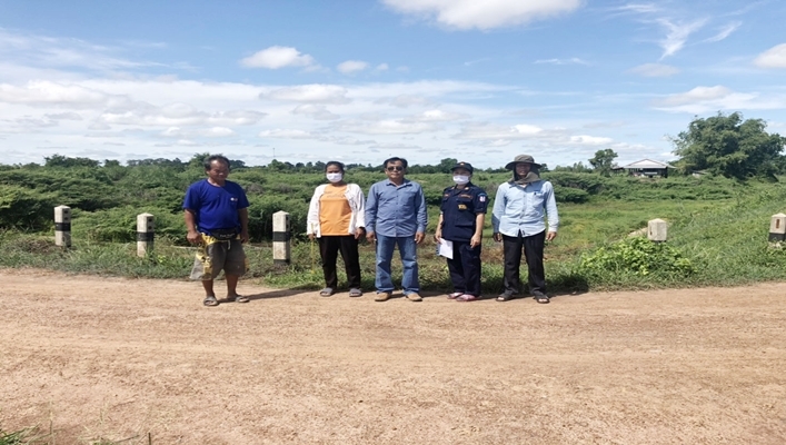 สทภ.11 ทส.ลงพื้นที่ออกสำรวจโครงการอนุรักษ์ฟื้นฟูแหล่งน้ำหนองปากเป่งพร้อมระบบกระจายน้ำ