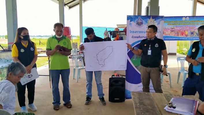 สทภ.4  จัดประชุมรับฟังความคิดเห็นของประชาชนตามระเบียบสำนักนายกรัฐมนตรี  พ.ศ.2548  โครงการอนุรักษ์ฟื้นฟูแหล่งน้ำบึงกะฮาด   บ้านกะฮาด   ตำบลกะฮาด  อำเภอเนินสง่า  จังหวัดชัยภูมิ