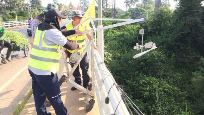 สทภ.๔ ออกปฏิบัติงานสำรวจข้อมูลทางอุทกวิทยา และงานตรวจสอบ บำรุงรักษาสถานีสนามระบบตรวจวัดสภาพน้ำทางไกลอัตโนมัติลุ่มน้ำชี (Telemetering)