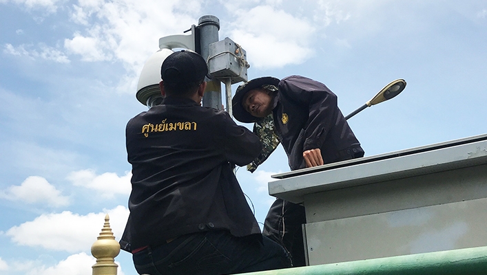 ศปว. ร่วมกับ สทภ.5 ออกซ่อมบำรุงระบบโทรมาตรและกล้อง CCTV ในพื้นที่ลุ่มน้ำมูล