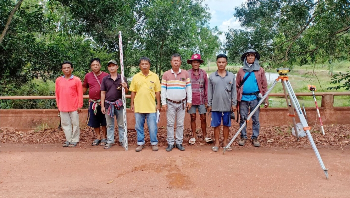 สทภ.11 ทส.ลงพื้นที่สำรวจออกแบบ โครงการอนุรักษ์ฟื้นฟูแหล่งน้ำร่องน้ำคำบงพร้อมระบบกระจายน้ำ