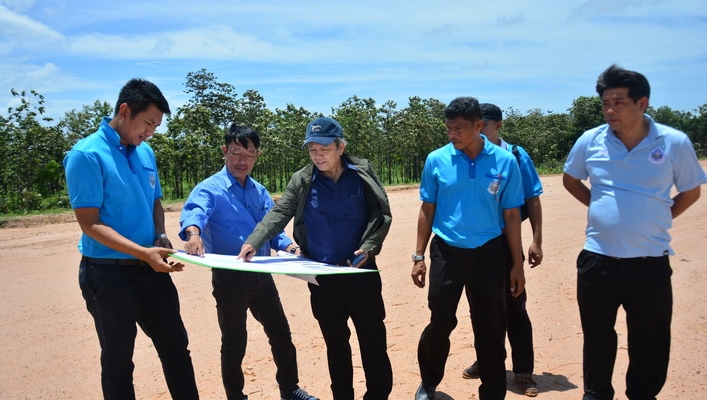 รอง อทน.ลงพื้นที่ตรวจติดตามโครงการอนุรักษ์ฟื้นฟูแหล่งน้ำ