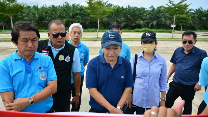 รอง อทน.ลงพื้นที่ตรวจติดตามโครงการอนุรักษ์ฟื้นฟูแหล่งน้ำในพื้นที่จังหวัดกระบี่