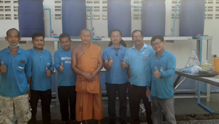 สทภ.6 ช่วยปรับปรุงคุณภาพน้ำวัดชากสมอ