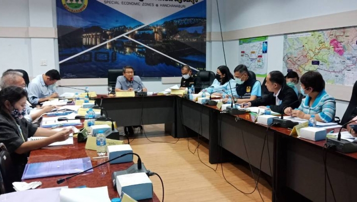 สทภ. 7 ร่วมประชุมคณะอนุกรรมการทรัพยากรน้ำจังหวัดกาญจนบุรี ครั้งที่ 2/2563