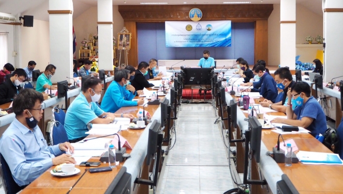 สทภ.1 โดยส่วนประสานและบริหารจัดการลุ่มน้ำปิงตอนบน เข้าร่วมประชุมคณะอนุกรรมการทรัพยากรน้ำจังหวัดลำพูน ครั้งที่ 2/2563