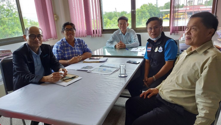 สทภ.4ลงพื้นที่ประสานข้อมูลโครงการพัฒนาแหล่งน้ำ 3 ตำบล (กุดเค้า-สวนหม่อน-หนองแปน)