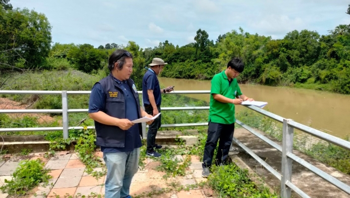 สทภ.11 ส่วนบริหารจัดการน้ำ สำรวจข้อมูลลำน้ำเพื่อเตรียมความพร้อมรับสถานการณ์อุทกภัยในช่วงฤดูฝน