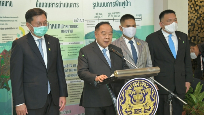 พลเอกประวิตร นำทีมขับเคลื่อนงานด้านทรัพยากรธรรมชาติและสิ่งแวดล้อมเพื่อประชาชน