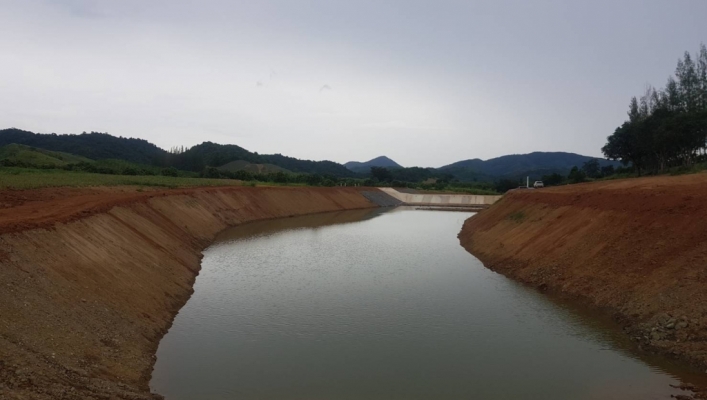 สทภ. 7 ลงพื้นที่ตรวจรับงานโครงการอนุรักษ์ฟื้นฟูลำห้วยตาจุก หมู่ที่ 6