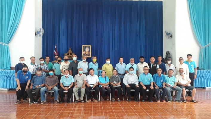 สทภ.๑ โดยส่วนประสานและบริหารจัดการลุ่มน้ำกกและโขง เข้าร่วมประชุมสมาชิกกลุ่มผู้ใช้น้ำอ่างเก็บน้ำห้วยข้าวก่ำ อำเภอจุน อำเภอจุน จังหวัดพะเยา