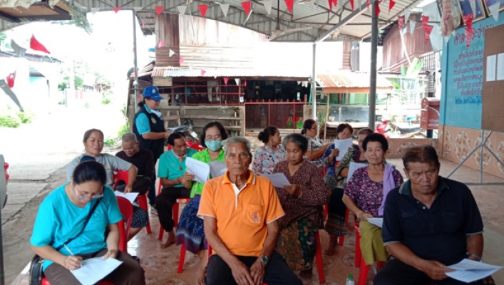 สทภ.4 ติดตามประเมินผลโครงการอนุรักษ์ฟื้นฟูแหล่งน้ำหนองพระบุ บ้านพระบุ ตำบลพระบุ อำเภอพระยืน จังหวัดขอนแก่น