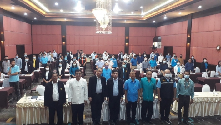 สทภ.๑ โดยส่วนประสานและบริหารจัดการลุ่มน้ำกกและโขงเข้าร่วมประชุมเชิงปฏิบัติการจัดทำแผน ปฏิบัติการประจำปีงบประมาณ พ.ศ. ๒๕๖๕ ภายใต้แผนแม่บทบริหารจัดการทรัพยากรน้ำระดับลุ่มน้ำ พื้นที่จังหวัดพะเยา
