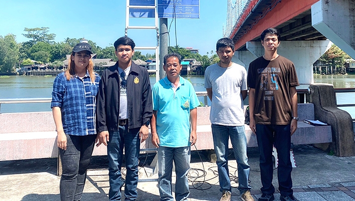 การลงพื้นที่ตรวจสอบและบำรุงรักษาสถานีโทรมาตรและกล้อง CCTV ในพื้นที่จังหวัดเพชรบุรี และสุราษฎร์ธานี