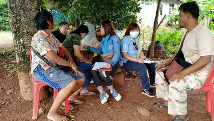 สทภ.4 ติดตามประเมินผลโครงการระบบกระจายน้ำด้วยพลังงานแสงอาทิตย์ห้วยช้างตาย บ้านโปร่งช้าง ตำบลเก่าย่าดี อำเภอแก้งคร้อ จังหวัดชัยภูมิ