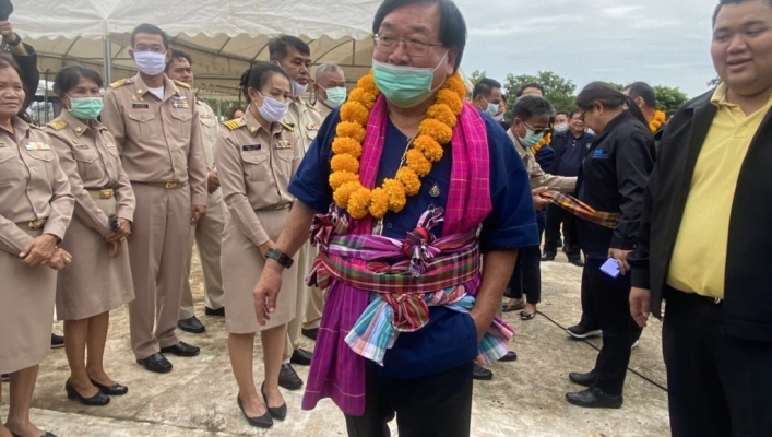 นายประภัตร โพธสุธน รัฐมนตรีช่วยว่าการกระทรวงเกษตรและสหกรณ์ ลงพื้นที่ตรวจราชการจังหวัดขอนแก่น