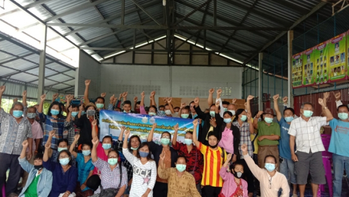สทภ.4  จัดประชุมรับฟังความคิดเห็นของประชาชนตามระเบียบสำนักนายกรัฐมนตรี ตาม พรบ.2548 โครงการอนุรักษ์ฟื้นฟูอ่างเก็บน้ำหนองทุ่ม  บ้านหนองทุ่ม  ตำบลพังทุย อำเภอน้ำพอง จังหวัดขอนแก่น