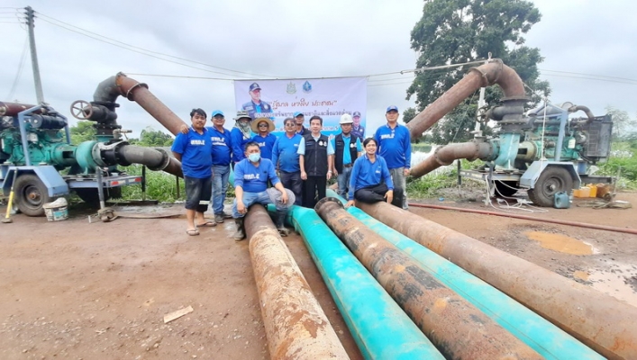 สทภ.5 เร่งสูบระบายน้ำท่วมขังช่วยเหลือผู้ประสบภัยน้ำท่วมในเขตเทศบาลเมืองเมืองปัก อำเภอปักธงชัย จังหวัดนครราชสีมา