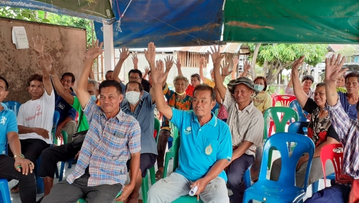 สทภ.4 จัดโครงการรับฟังความคิดเห็นของประชาชนฯ โครงการอนุรักษ์ฟื้นฟูแหล่งน้ำ ห้วยจิบปูน  บ้านหนองโสกหว่านไฟ หมู่ที่ 11 ตำบลปอภาร อำเภอเมือง จังหวัดร้อยเอ็ด