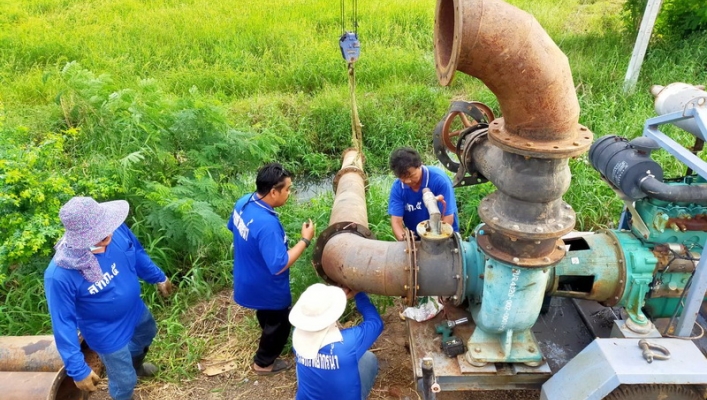 สทภ.5 เตรียมการช่วยเหลือผู้ประสบภัยน้ำท่วมในเขตเทศบาลเมืองเมืองปัก อำเภอปักธงชัย จังหวัดนครราชสีมา