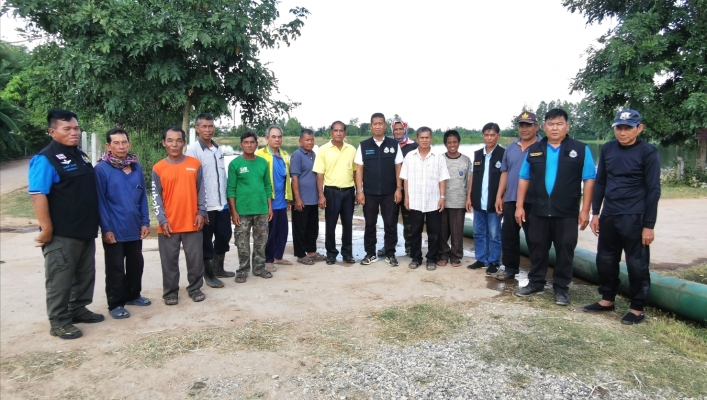 สทภ.4 เร่งสูบน้ำเพื่อกักเก็บสำหรับอุปโภค-บริโภค อำเภอแวงน้อย จังหวัดขอนแก่น