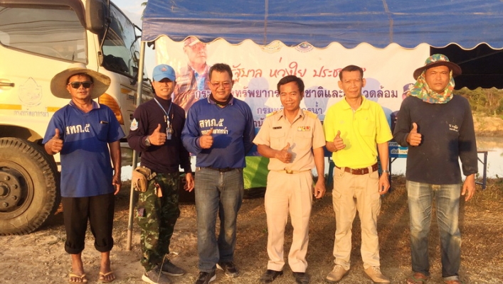 สทภ.5 ติดตั้งเครื่องสูบน้ำช่วยเหลือประชาชนที่ประสบปัญหาขาดแคลนน้ำอุปโภค บริโภค ต.หนองกระทิง อ.ลำปลายมาศ จ.บุรีรัมย์