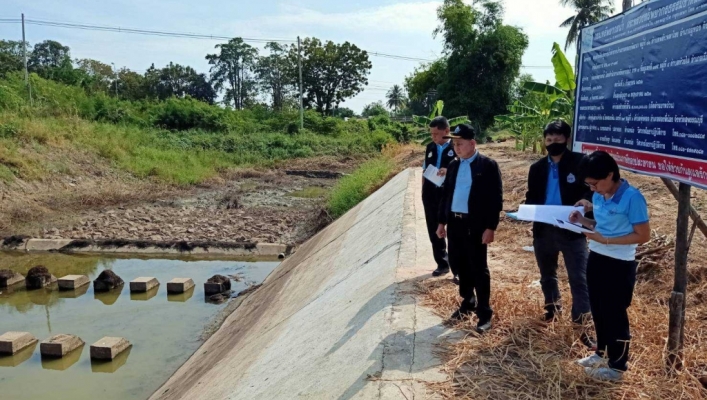 #ทน. ติดตามผลการดำเนินงานโครงการอนุรักษ์ฟื้นฟูแหล่งน้ำ ในพื้นที่่อำเภออู่ทอง จังหวัดสุพรรณบุรี