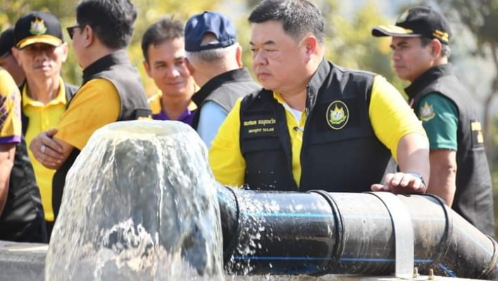 กระทรวงทรัพยากรธรรมชาติและสิ่งแวดล้อม ลงพื้นที่ติดตามความก้าวหน้าการดำเนินการก่อสร้างโครงการอนุรักษ์ฟื้นฟูแหล่งน้ำสนับสนุนโรงพยาบาลเทพรัตนเวชชานุกูล เฉลิมพระเกียรติ 60 พรรษา จังหวัดเชียงใหม่