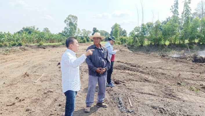 สทภ.2 ตรวจติดตามเร่งรัดผลเบิกจ่ายและผลการดำเนินงานโครงข่ายแหล่งน้ำ 3 ตำบล (เกาะเทโพ,สะแกกรัง,  ท่าซุง) ตำบลเกาะเทโพ อำเภอเมืองอุทัยธานี  จังหวัดอุทัยธานี