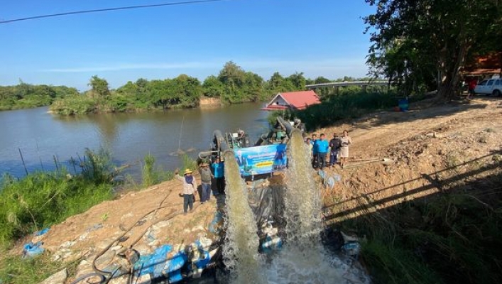 สทภ.6 ร่วมบรรเทาปัญหาวิกฤตน้ำให้ประชาชนพื้นที่ตำบลดงกระทงยาม-ตำบลหาดยาง อำเภอศรีมหาโพธิ จังหวัดปราจีนบุรี