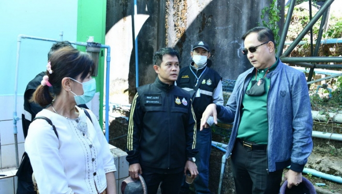 รอง อทน. ลงพื้นที่แก้ไขปัญหาภัยแล้งน้ำอุปโภคบริโภค รร.เจ้าพ่อหลวงอุปถัมภ์ 1 จ.เชียงใหม่