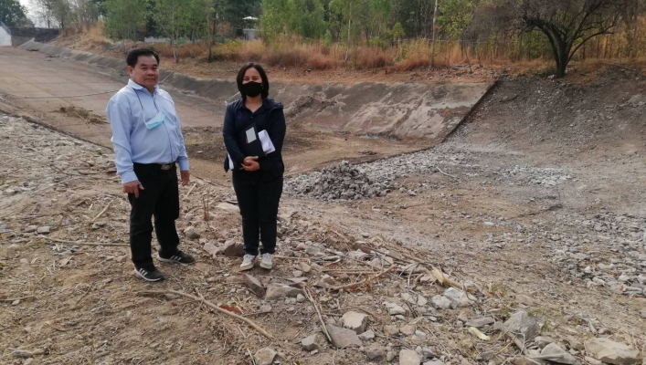 สทภ.9 ตรวจติดตามงาน โครงการบำรุงรักษาแหล่งน้ำอ่างเก็บน้ำห้วยคลองเหมือง ตำบลนายาง อำเภอพิชัย จังหวัดอุตรดิตถ์