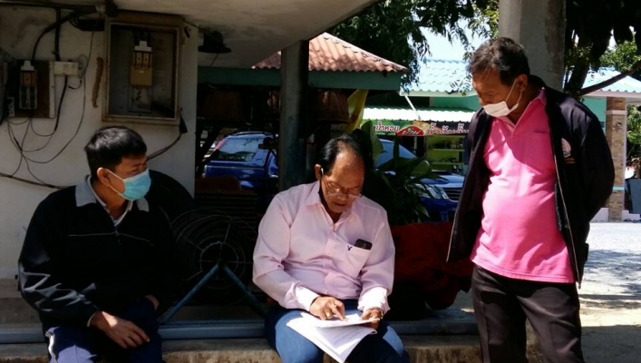 สทภ. 7 ลงพื้นที่สำรวจที่ตั้งระบบประปาหมู่บ้าน