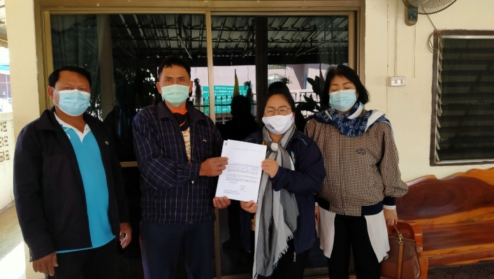 สทภ.4  ลงพื้นที่ติดประกาศโครงการรับฟังความคิดเห็นของประชาชน  ตามระเบียบสำนักนายกรัฐมนตรี ว่าด้วยการรับฟังความคิดเห็นของประชาชน พ.ศ.2548 ในพื้นที่จังหวัดขอนแก่น