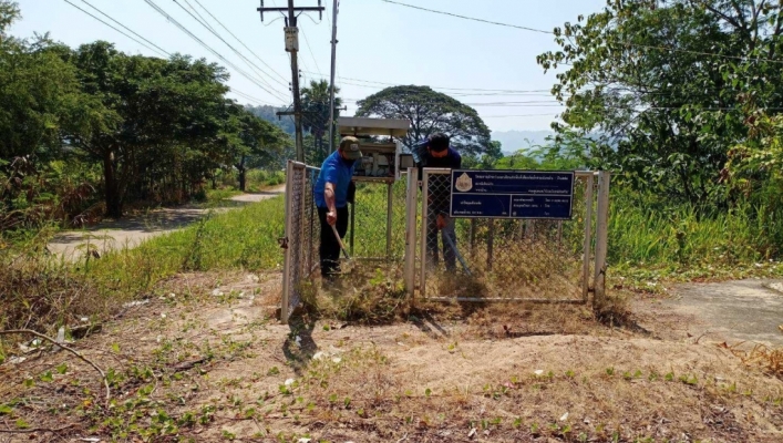 สทภ. 7 ลงพื้นที่ดำเนินการตรวจสอบซ่อมแซมและบำรุงรักษาสถานีเตือนภัยล่วงหน้า (Early Warning)