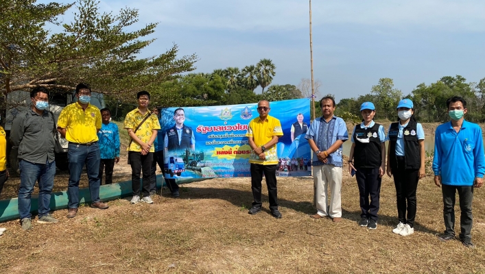 สทภ.6 สูบเติมน้ำดิบสำหรับผลิตน้ำประปาภายในแขวงทางหลวงชนบทปราจีนบุรี