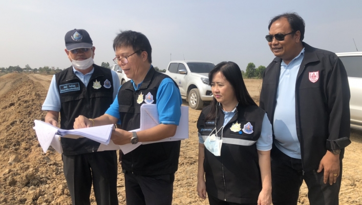 สทภ.2 ตรวจติดตามเร่งรัดผลการเบิกจ่ายและผลการดำเนินงานโครงข่ายแหล่งน้ำ 3 ตำบล (น้ำซึม,ท่าซุง,หลุมเข้า) ต.ท่าซุง อ.เมืองฯ จ.อุทัยธานี