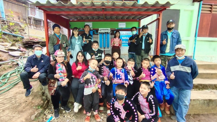 ทส. สทภ.1 ติดตั้งระบบผลิตน้ำสะอาดช่วยโรงเรียนในหลวง ร.9 จ.เชียงใหม่